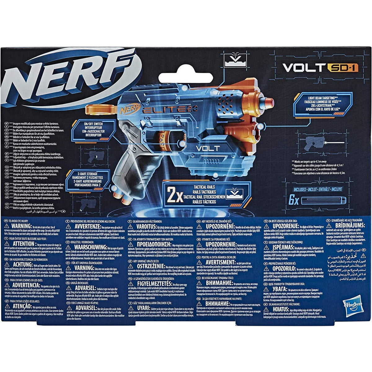 Nerf Elite 2.0 Volt Blaster With 6 Darts