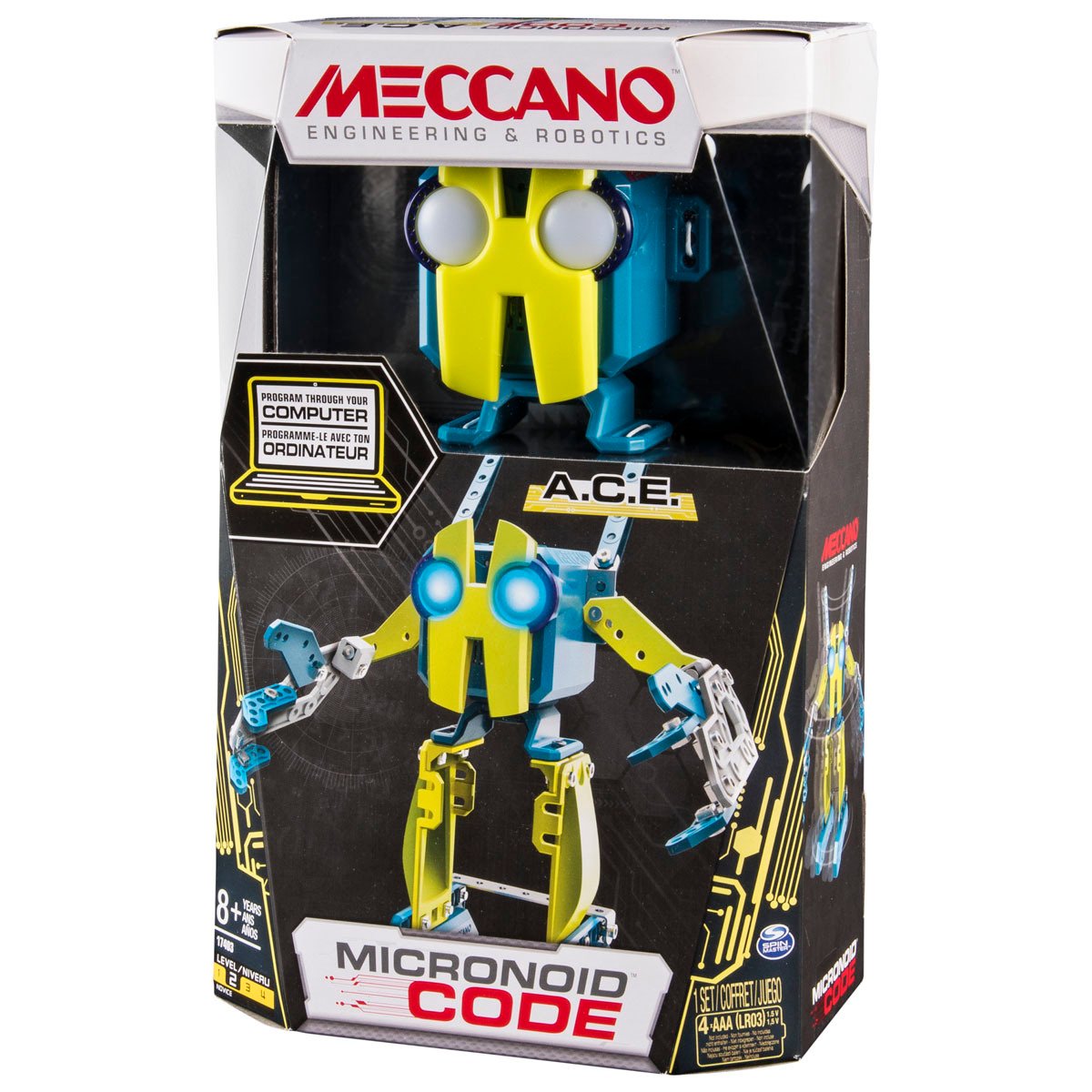 Meccano Programmable Robot Building Kit (Styles Vary)
