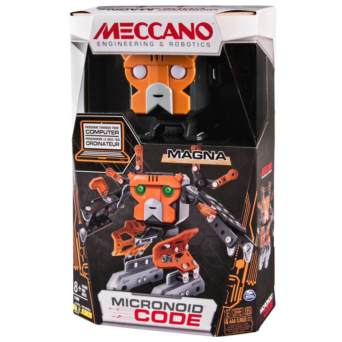 Meccano Programmable Robot Building Kit (Styles Vary)