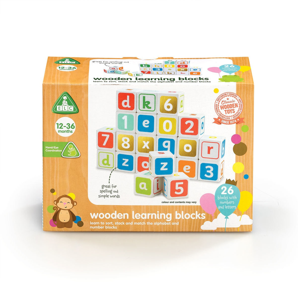 Learning Blocks Wall Early Learning Centre Wooden Learning Blocks – The Entertainer Pakistan