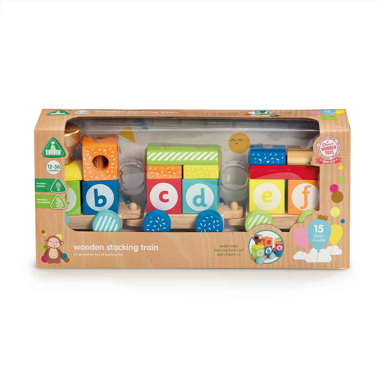Stack In Train Early Learning Centre Wooden Stacking Train – The Entertainer Pakistan