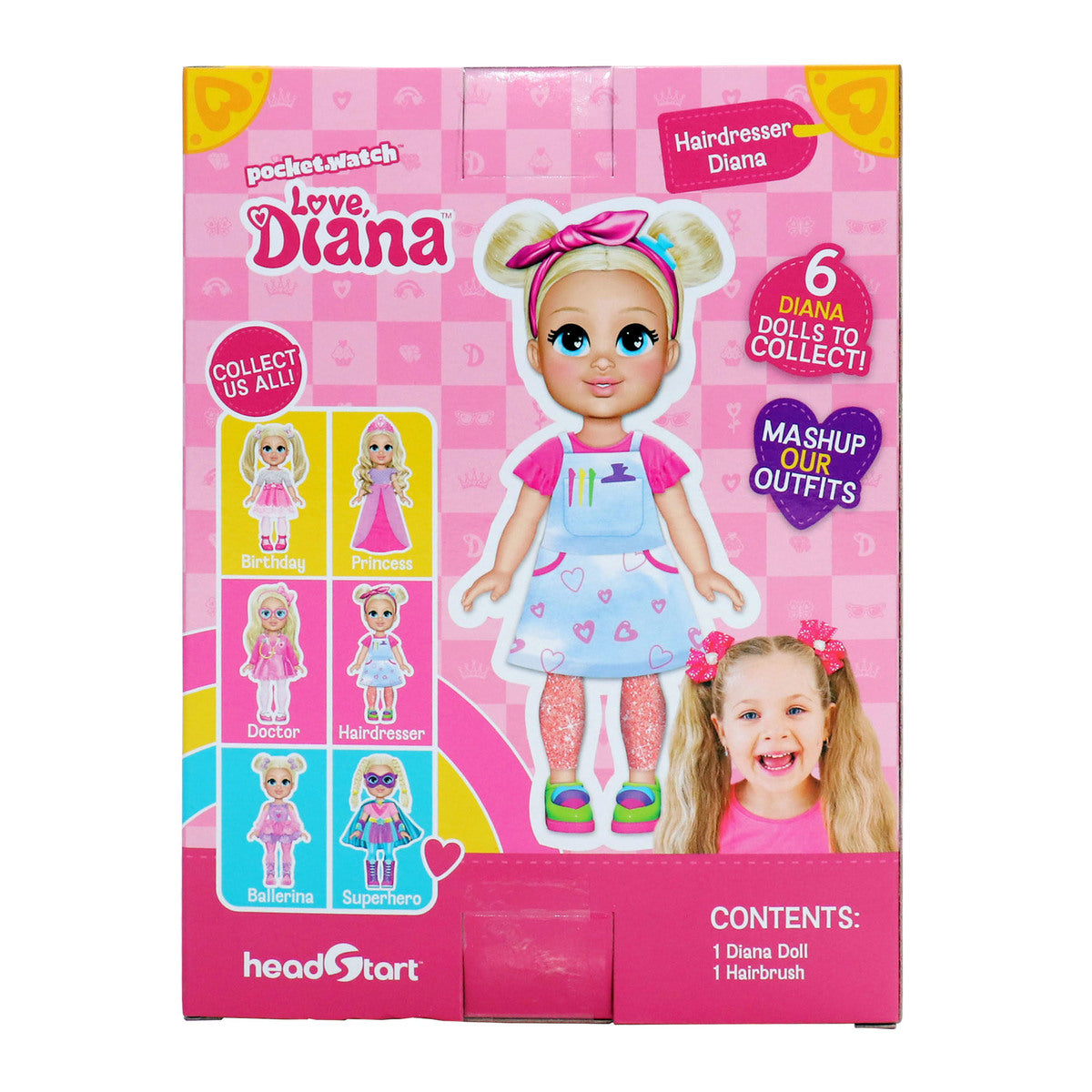 Love Diana 15cm Doll - Hairdresser