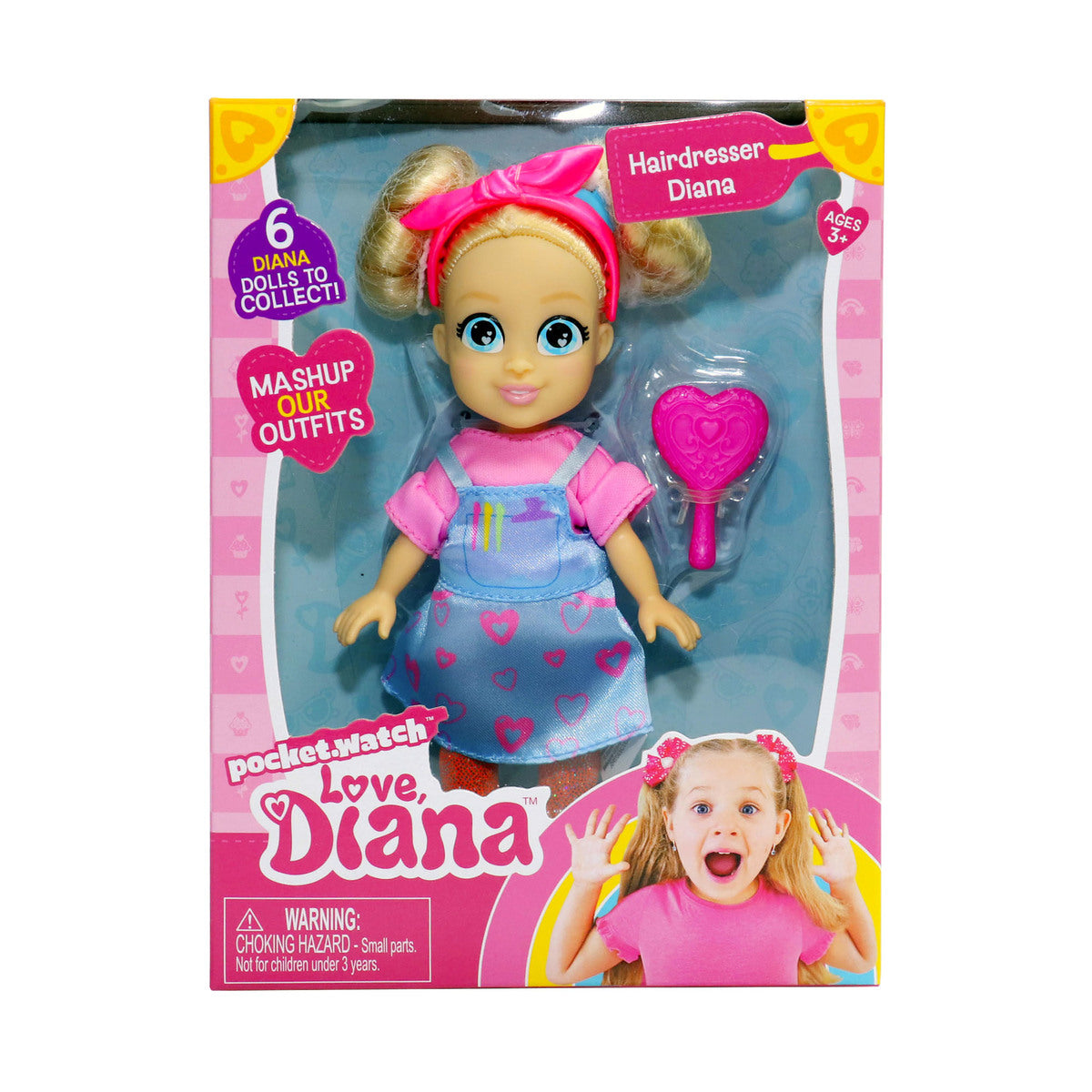 Love Diana 15cm Doll - Hairdresser