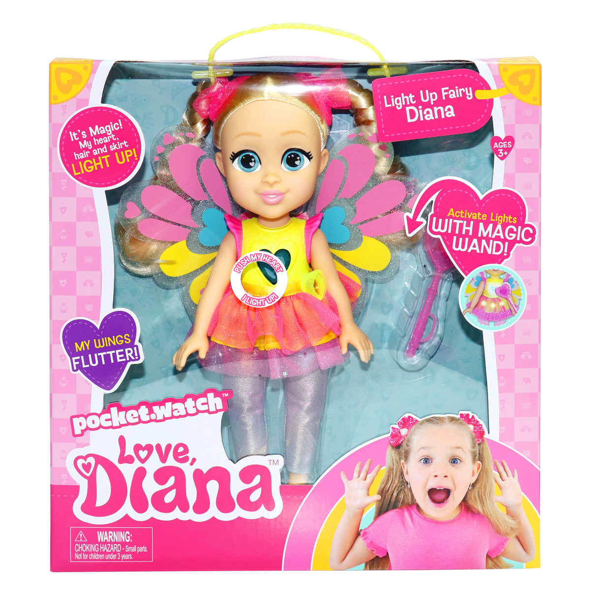 Love Diana - Light up Fairy Doll Pack