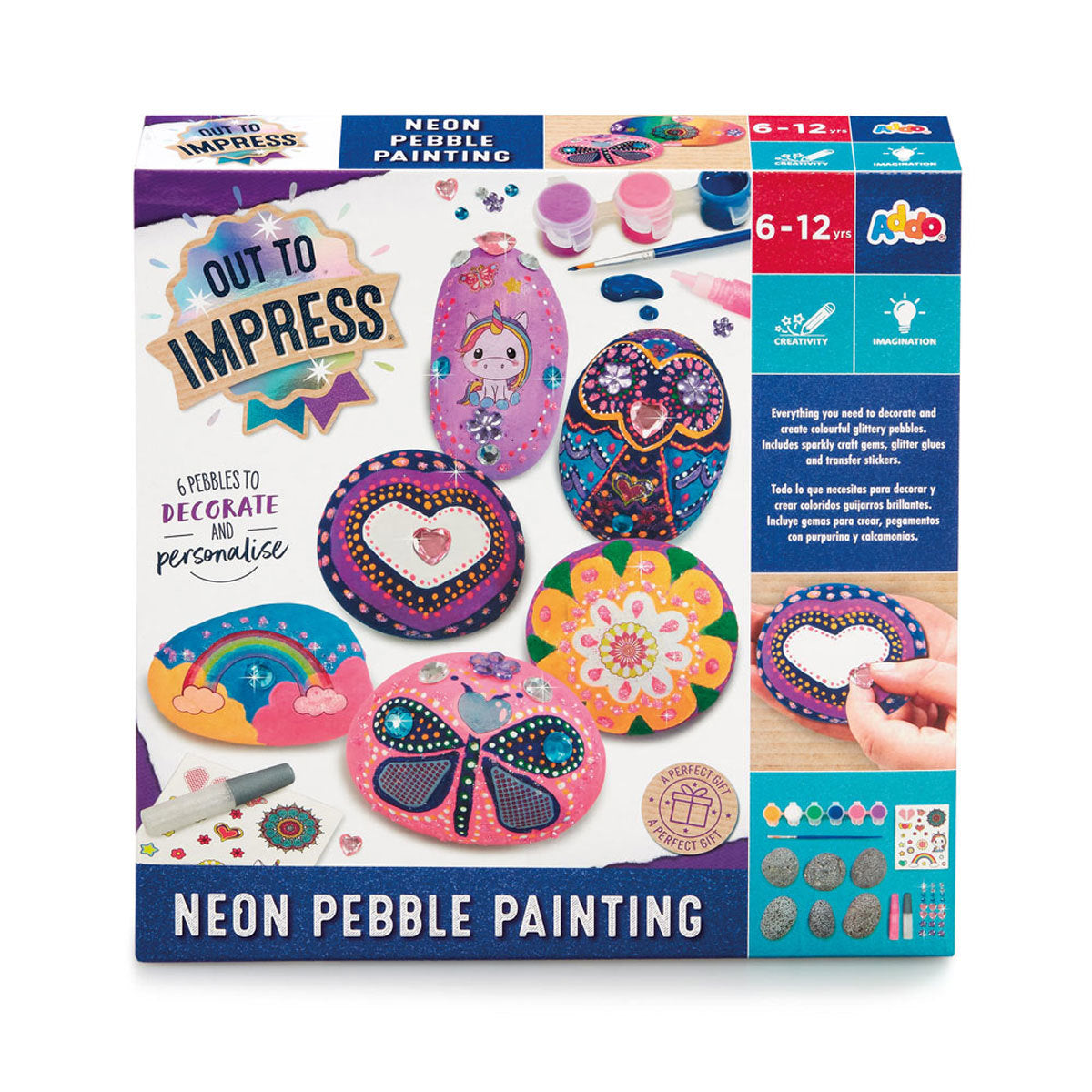 Out to Impress Neon Pebble Paint