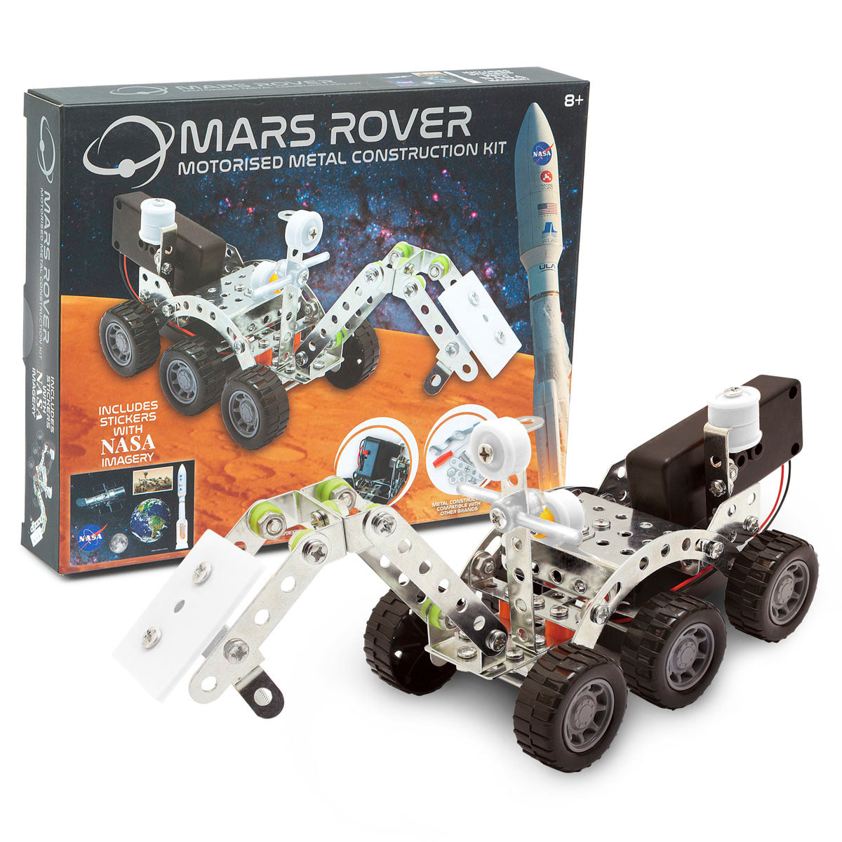 Knitted Mars Rover NASA Mars Rover Metal Construction Kit – The Entertainer Pakistan