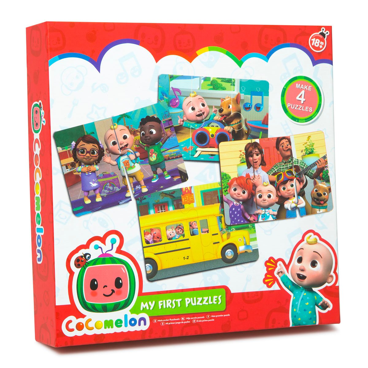 CoComelon My First Puzzles Set 4pk