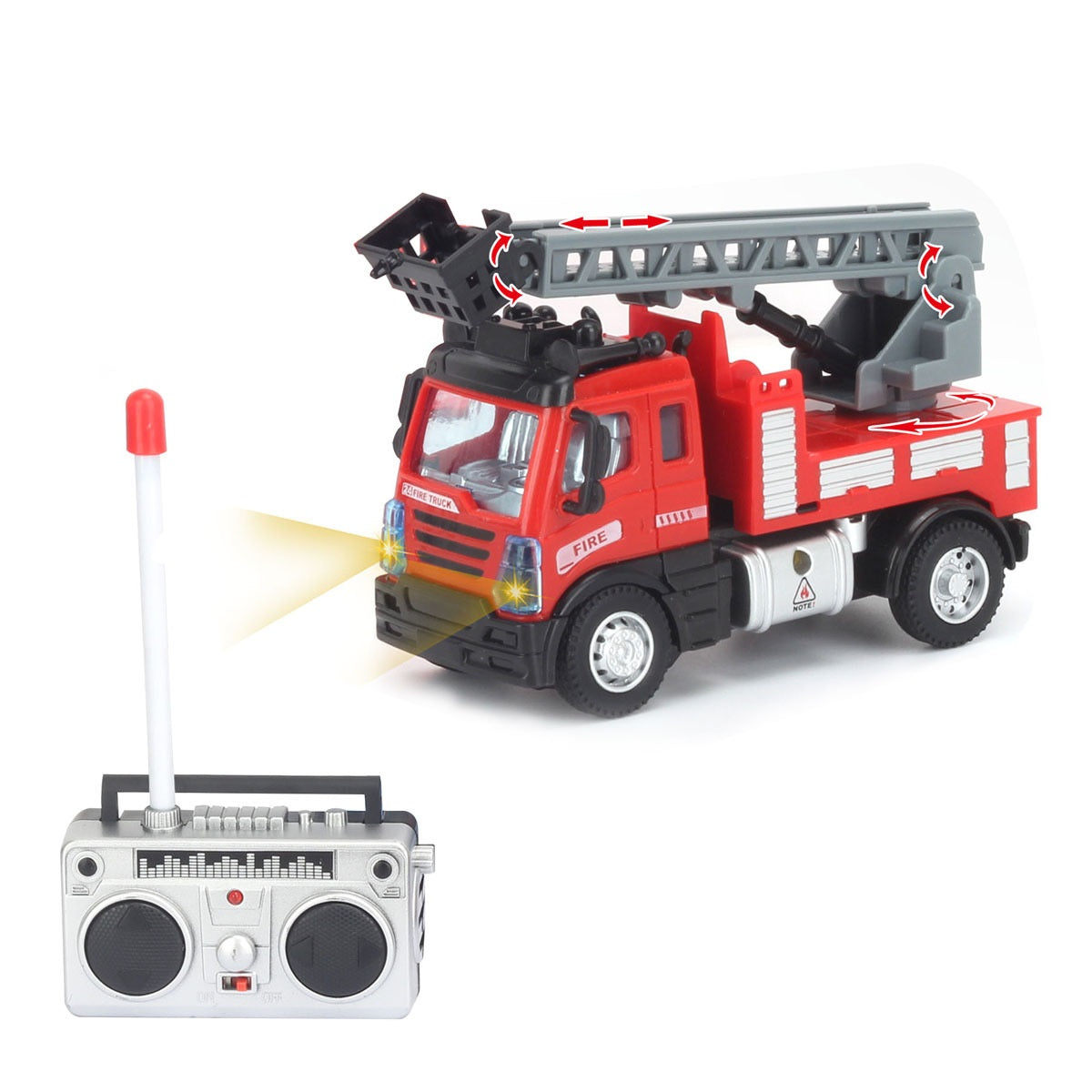Remote Control 1:64 Fire Engine