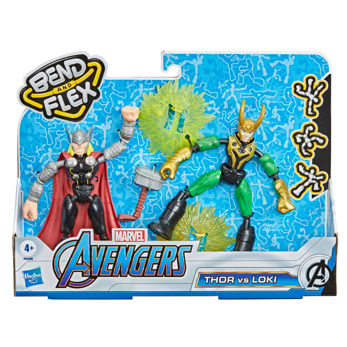 Bend & Flex Marvel Figure - Thor Vs Loki