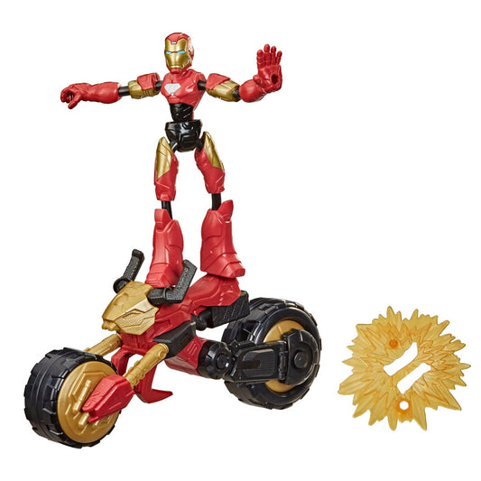 Bend & Flex Marvel Figure - Flex Rider Iron-Man