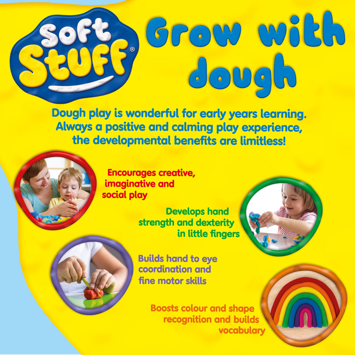 Soft Stuff Colourful Dough Collection