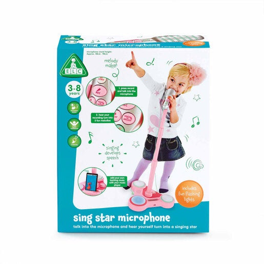 Early Learning Centre Pink Sing Star Microphone