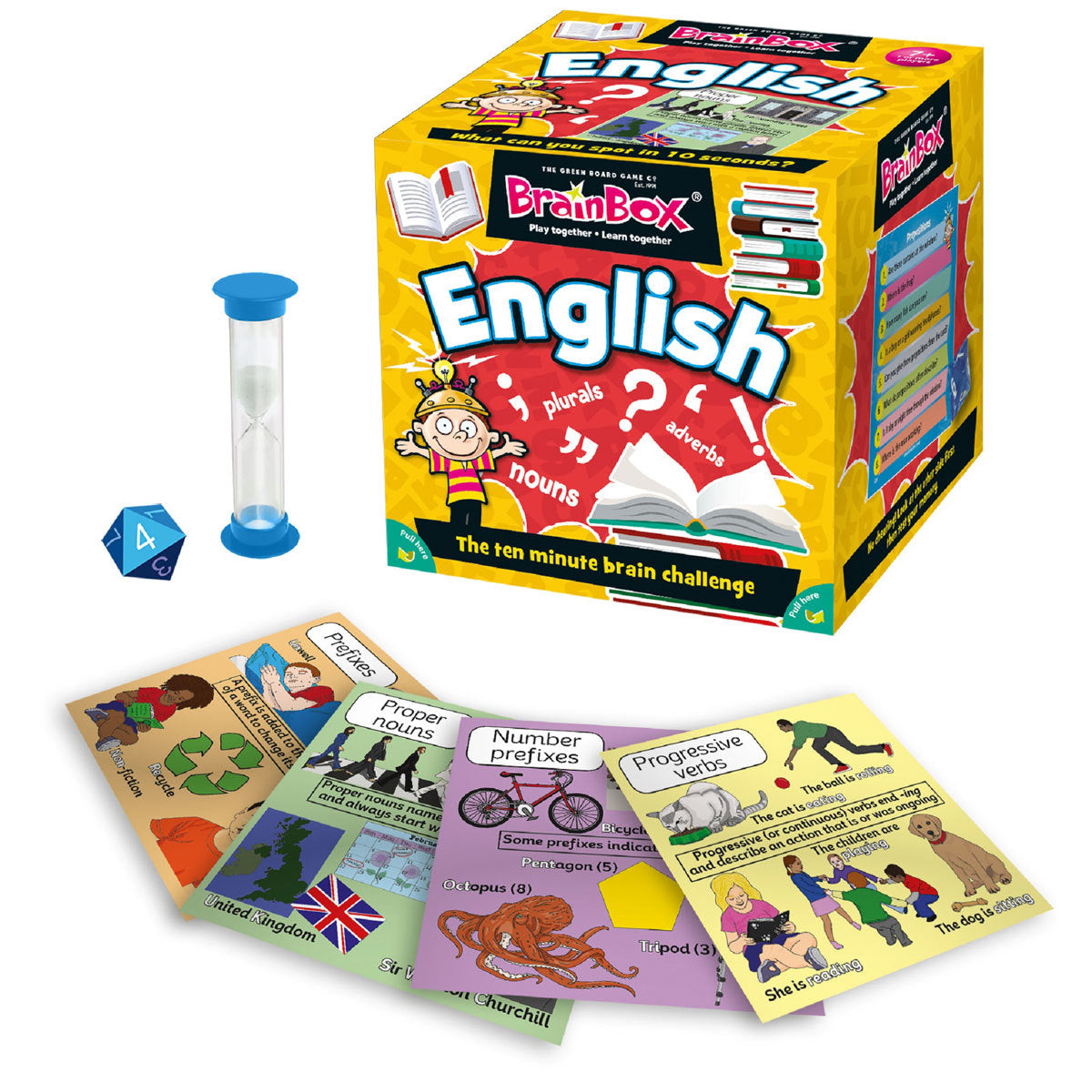 Brainbox Card Game English Language Edition -The 10 Minute Brain Challenge