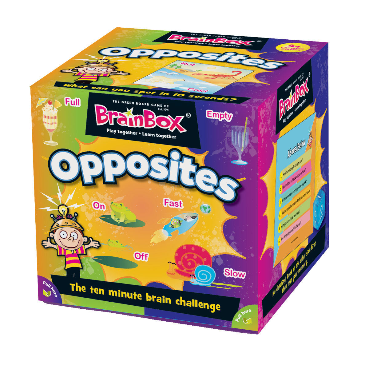 Brainbox Brainbox Card Game Opposites Edition - The 10 Minute Brain Challenge ...