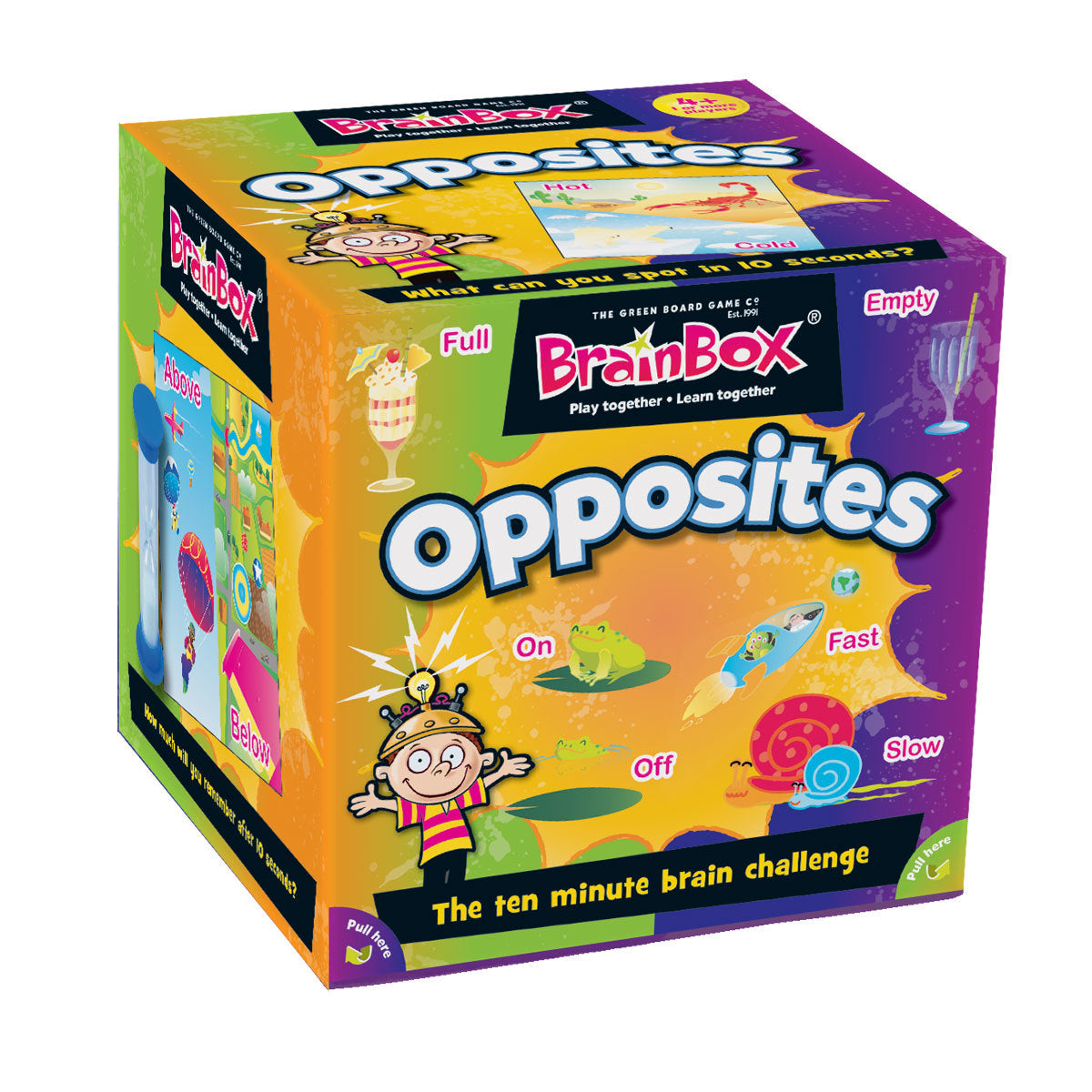 Brainbox Brainbox Card Game Opposites Edition - The 10 Minute Brain Challenge ...