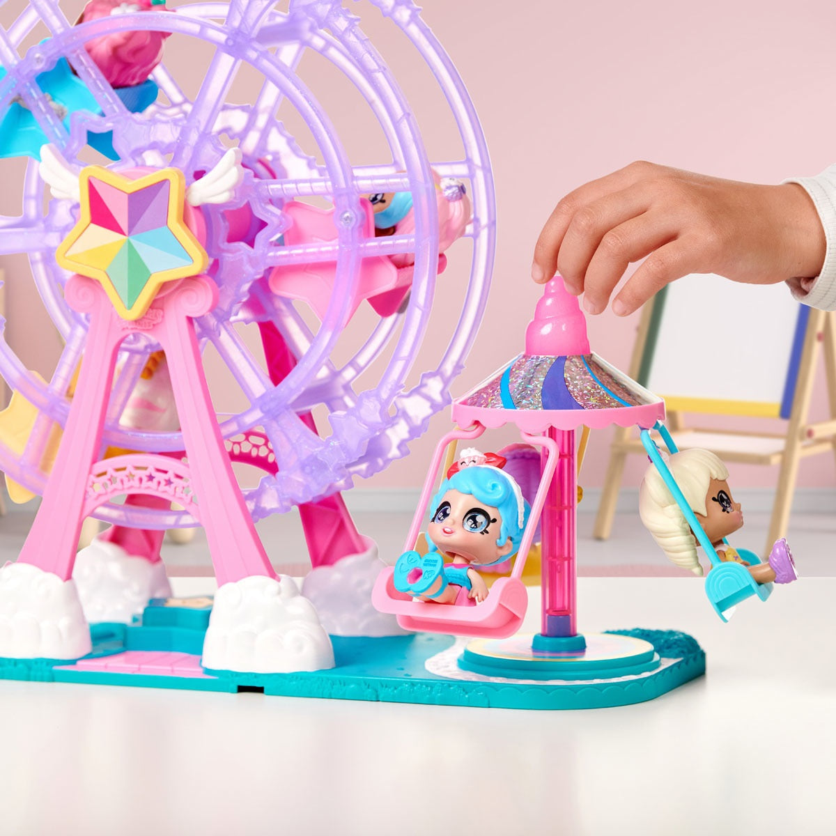 Kindi Kids Minis Unicorn Carnival Playset