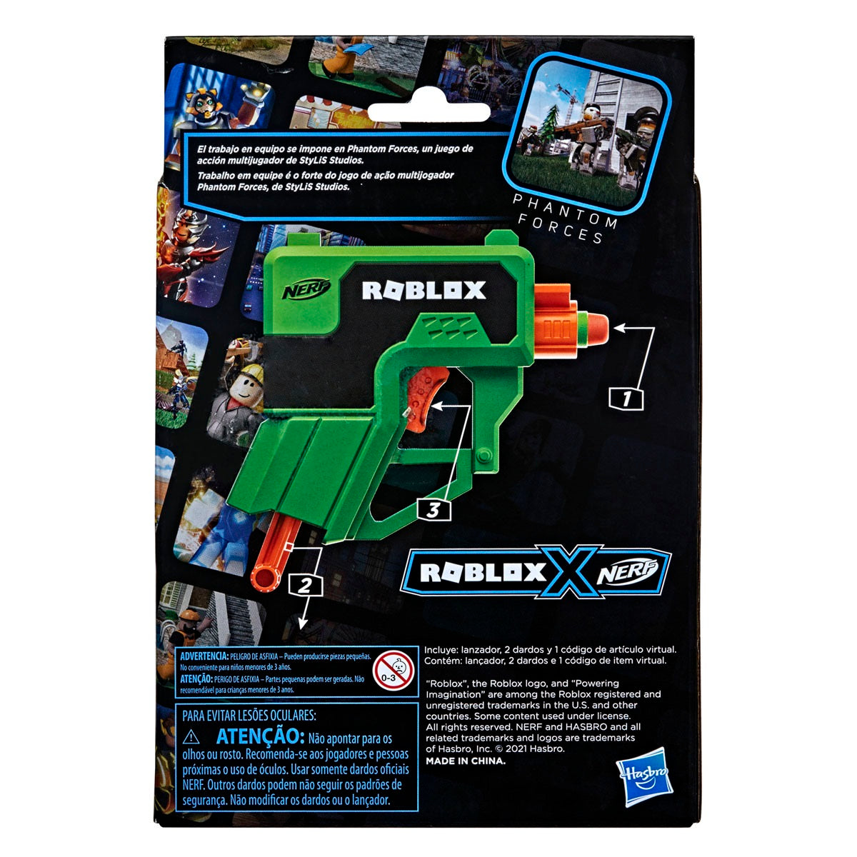 Nerf Roblox Phantom Forces: Boxy Buster Dart Blaster