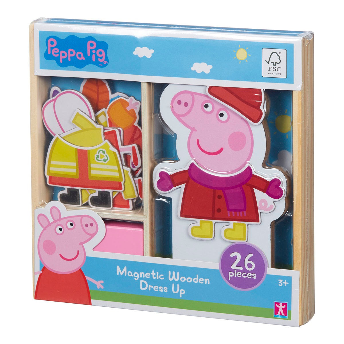 Peppa Pig Magnetic Wooden Dress-Up Set
