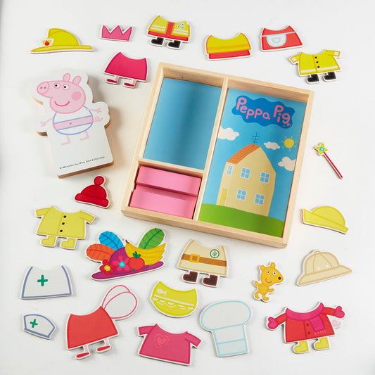 Peppa Pig Magnetic Wooden Dress-Up Set