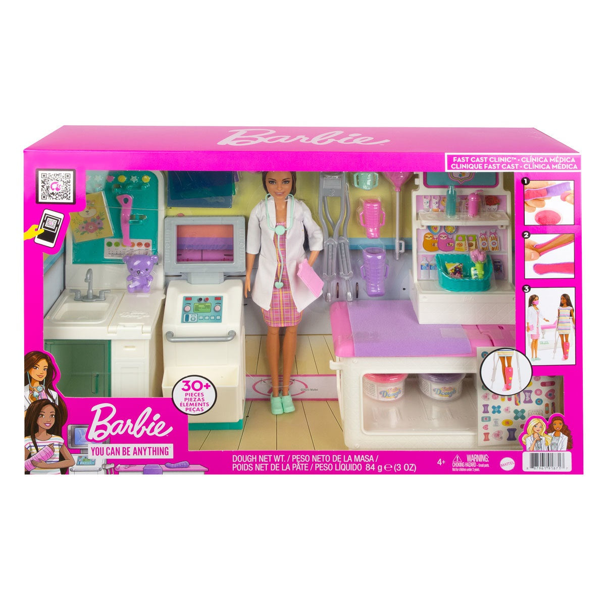 Barbie Fast Cast Clinic Playset and 30cm Doll