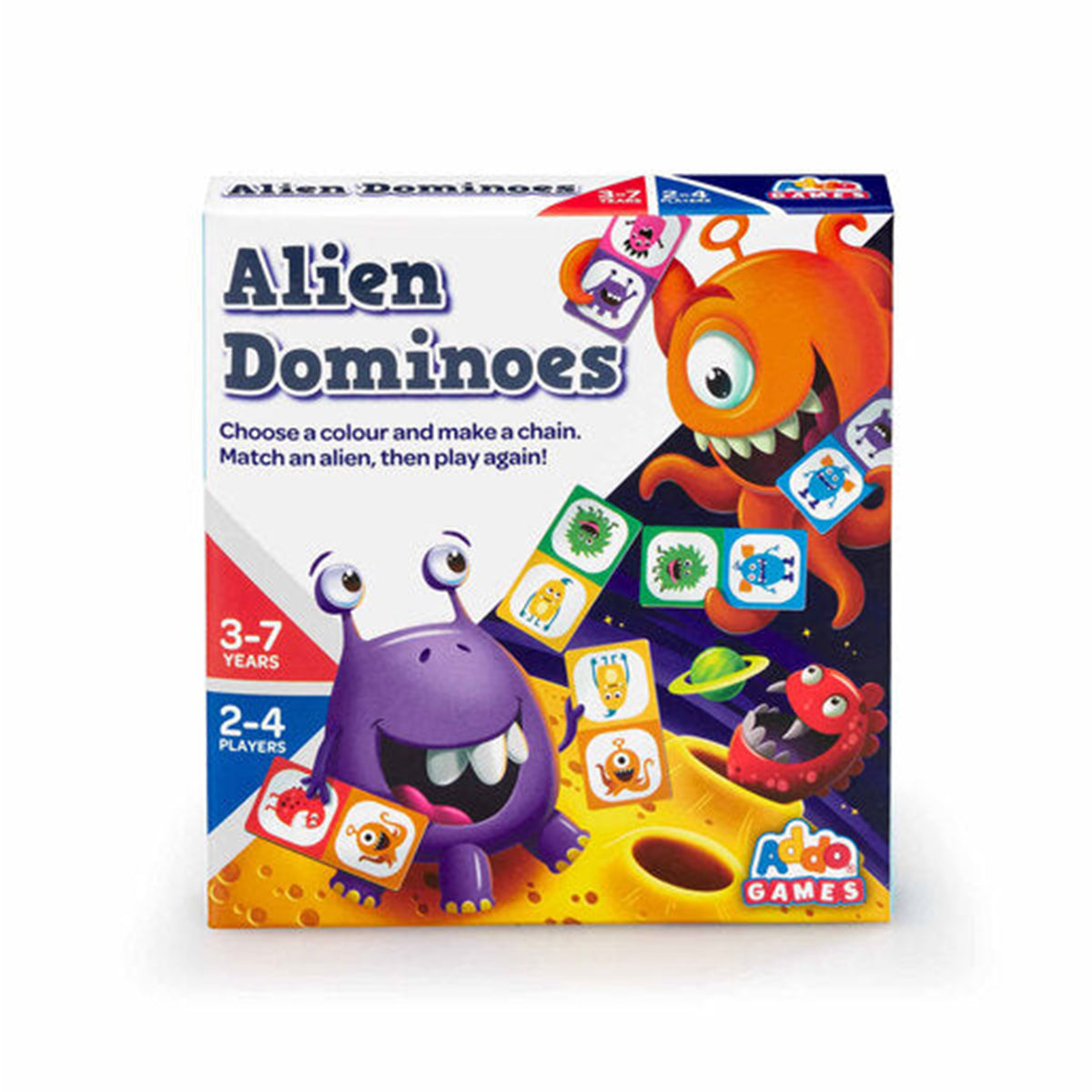 Addo Games - Alien Dominoes Mini Card Game