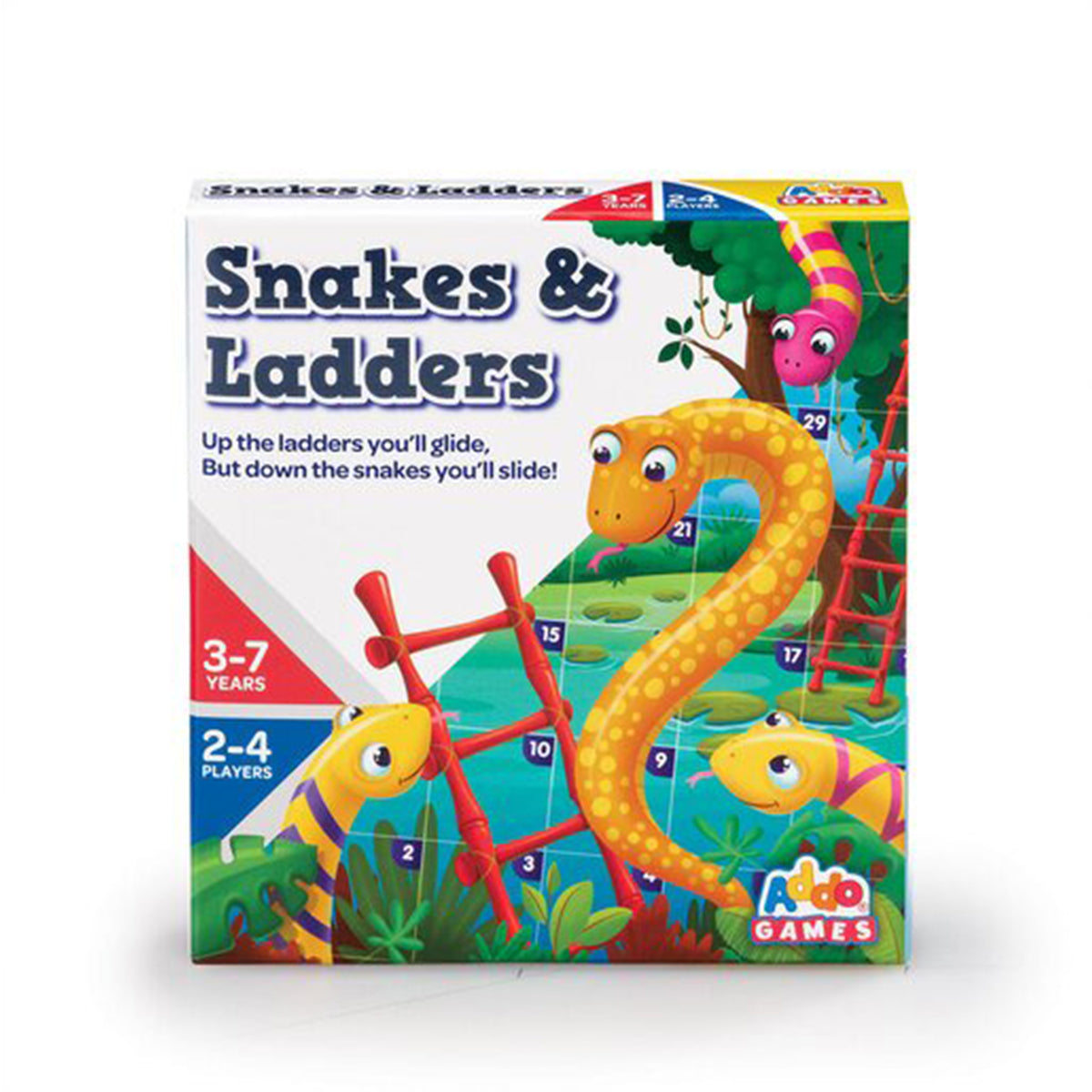 Addo Games - Snakes & Ladders Mini Card Game