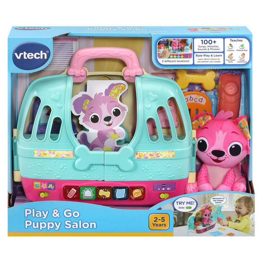 VTech Play & Go Puppy Salon Playset