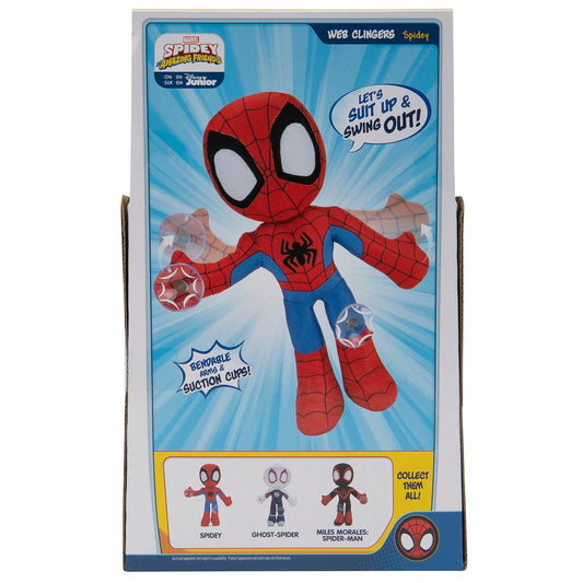 Marvel Spidey and his Amazing Friends: Web Clingers 9' Soft Toy - Spidey