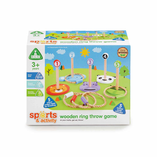 Early Learning Centre Wooden Ring Throw Set