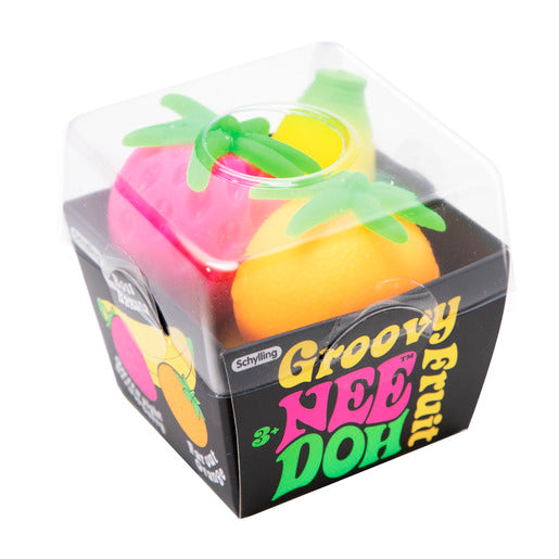 The Groovy Glob Nee Doh Groovy Fruits Fidget Toy (Styles Vary) The