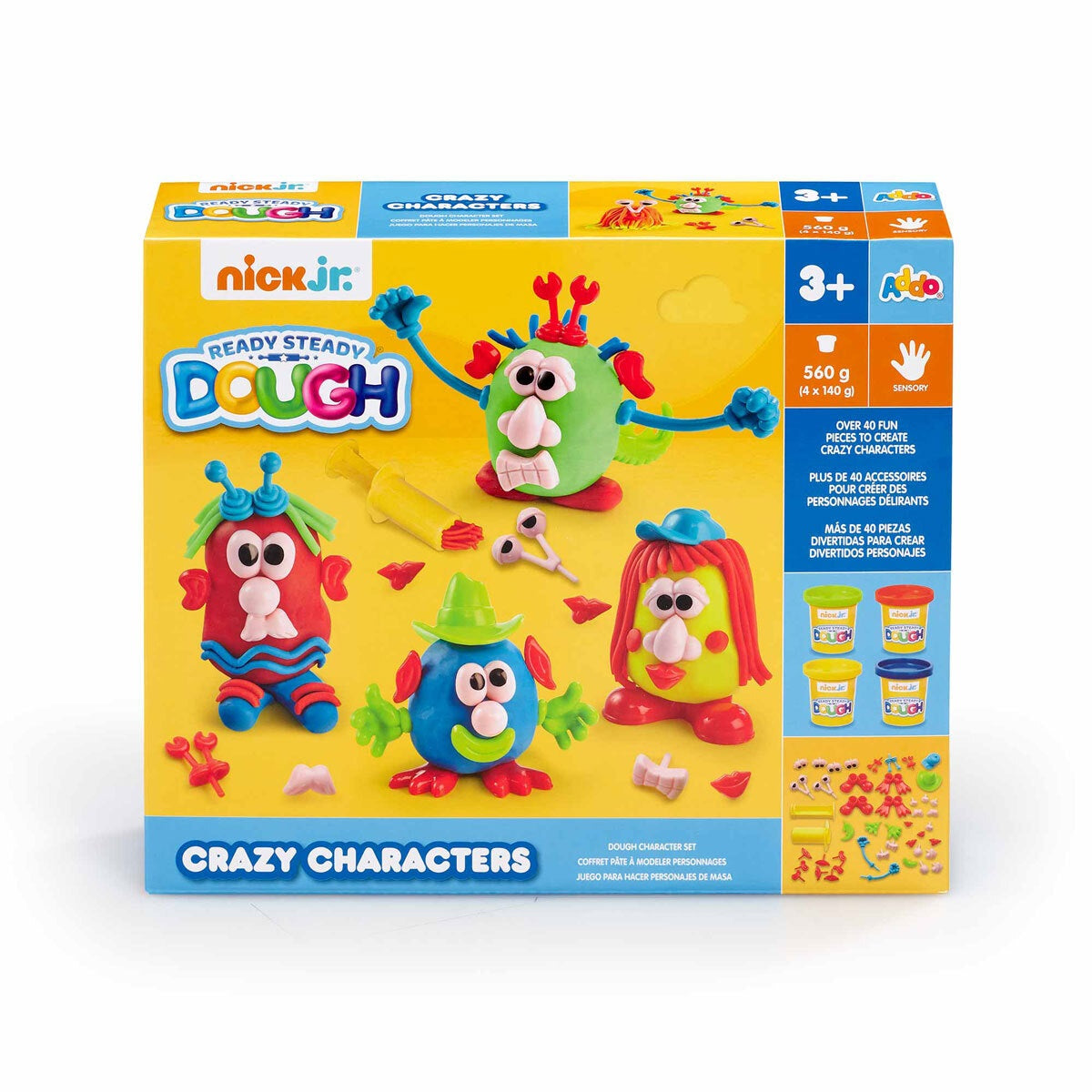Nick Jr. Ready Steady Dough Crazy Characters Playset