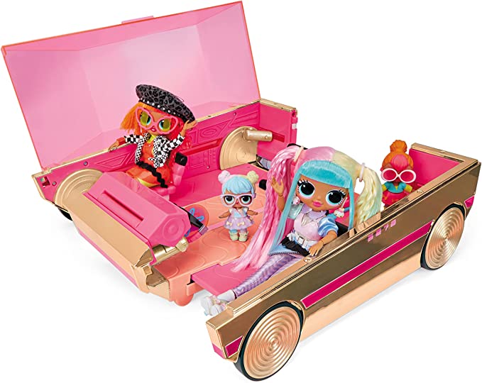 L.O.L. Surprise 3-in-1 Party Cruiser Car Playset