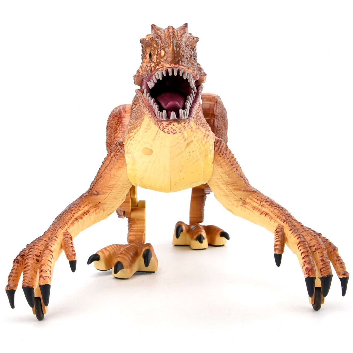 Remote Control Roaring Raptor Brown Dinosaur – The Entertainer Pakistan