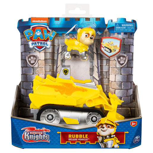 Paw Patrol Rescue Knights Rubble's Deluxe Vehicle
