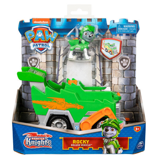 Paw Patrol Rescue Knights Rockys Deluxe Vehicle