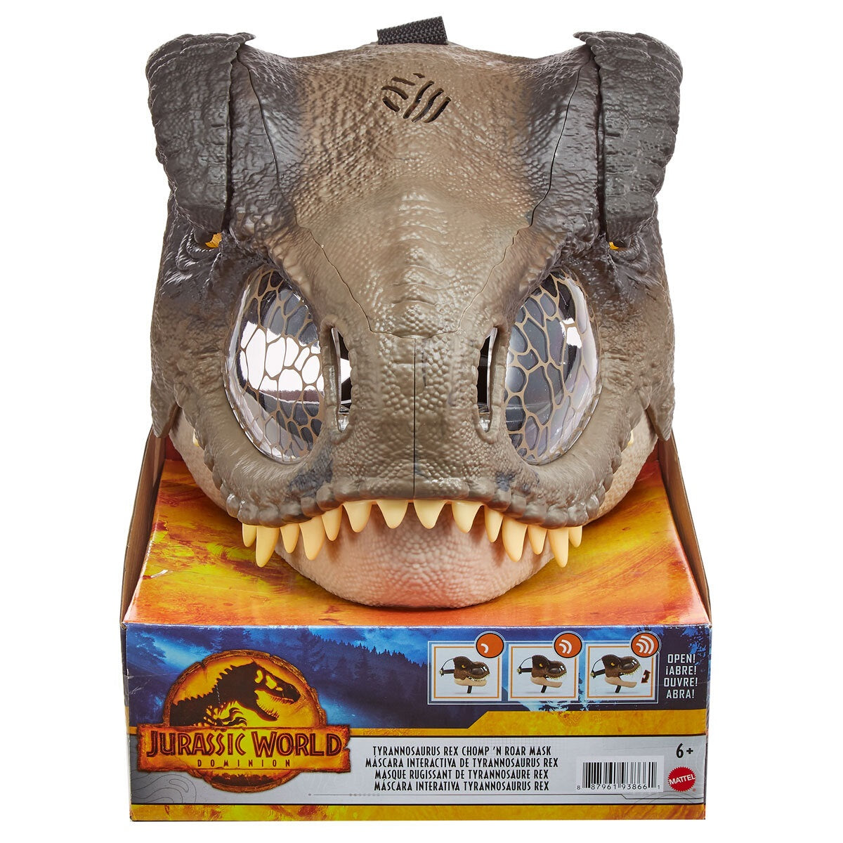 Jurassic World Dominion Chomp n Roar T-Rex Dress Up Mask