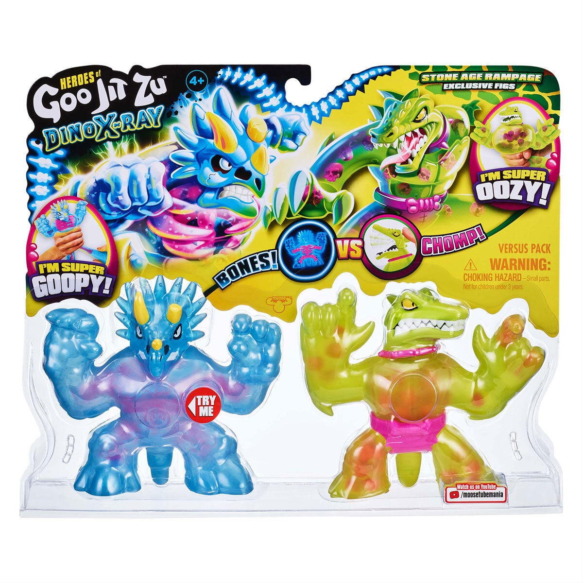 Heroes of Goo Jit Zu - Dino XRay Tritops Vs Shredz