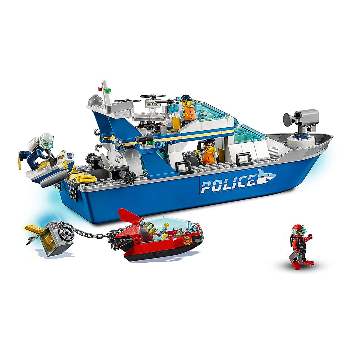 LEGO - City Police Patrol Boat 60277 Building Kit