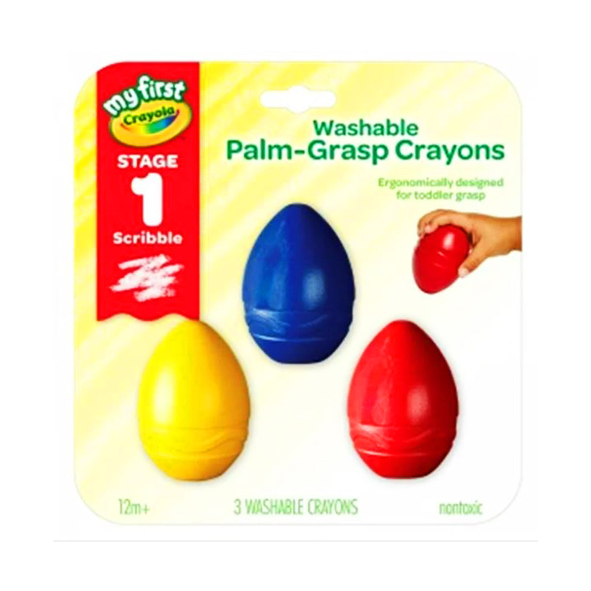 Crayola - Mfc 12M Wash Egg Crayon