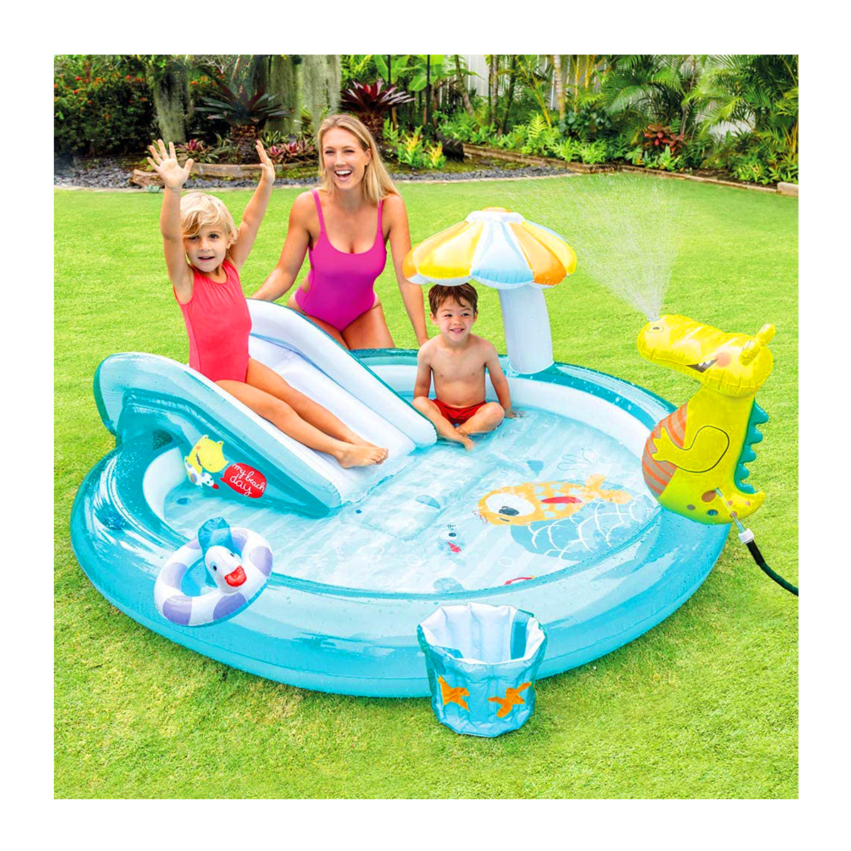 Intex - Gator Play Center Inflatable Pool