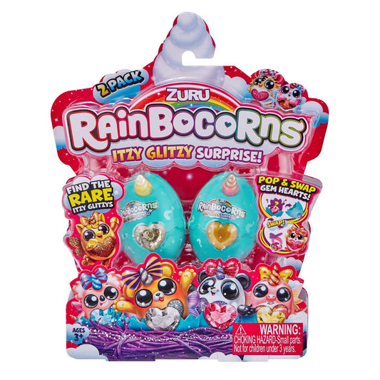 Rainbocorns Itzy Glitzy Surprise Eggs 2 Pack