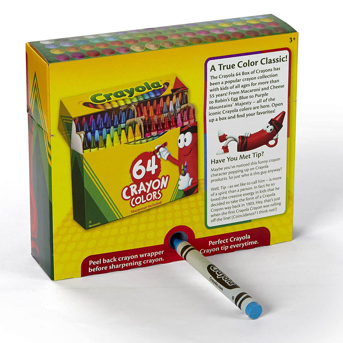 Crayola - Crayon Box with Sharpener