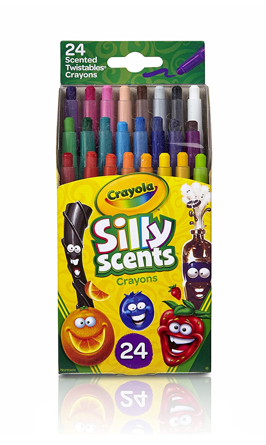 Crayola twisty bath crayons top