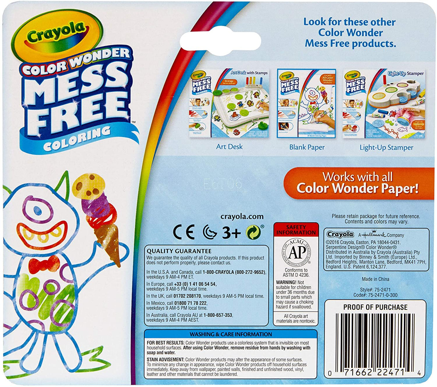 Crayola - Washable Mini Markers 10-Pack