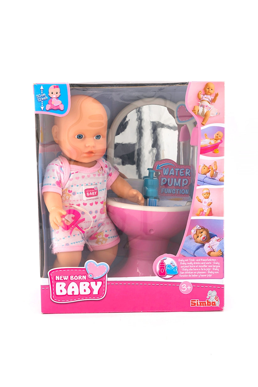 Simba - New Born Baby Doll with Bathroom