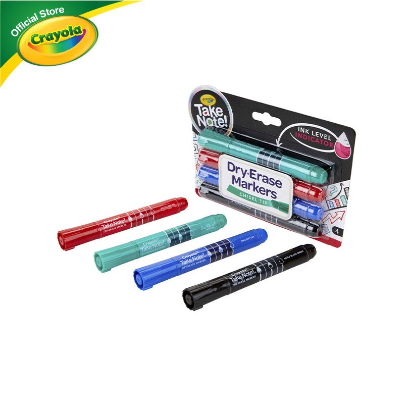 Crayola - Dry Erase Markers (Chipsel Tip)