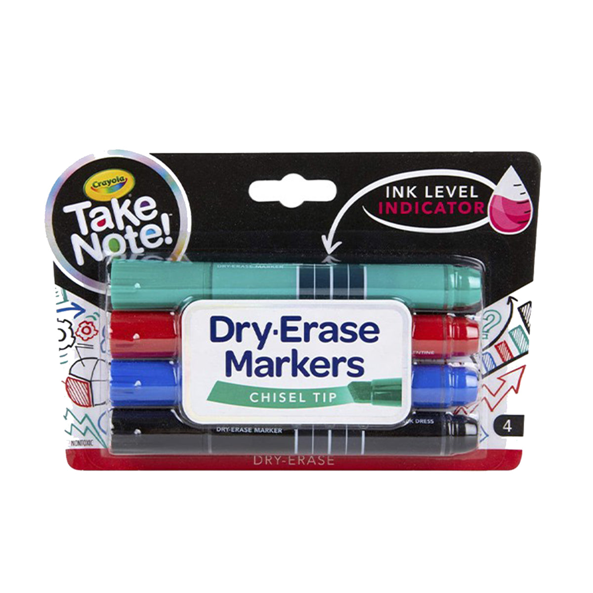 Crayola - Dry Erase Markers (Chipsel Tip)
