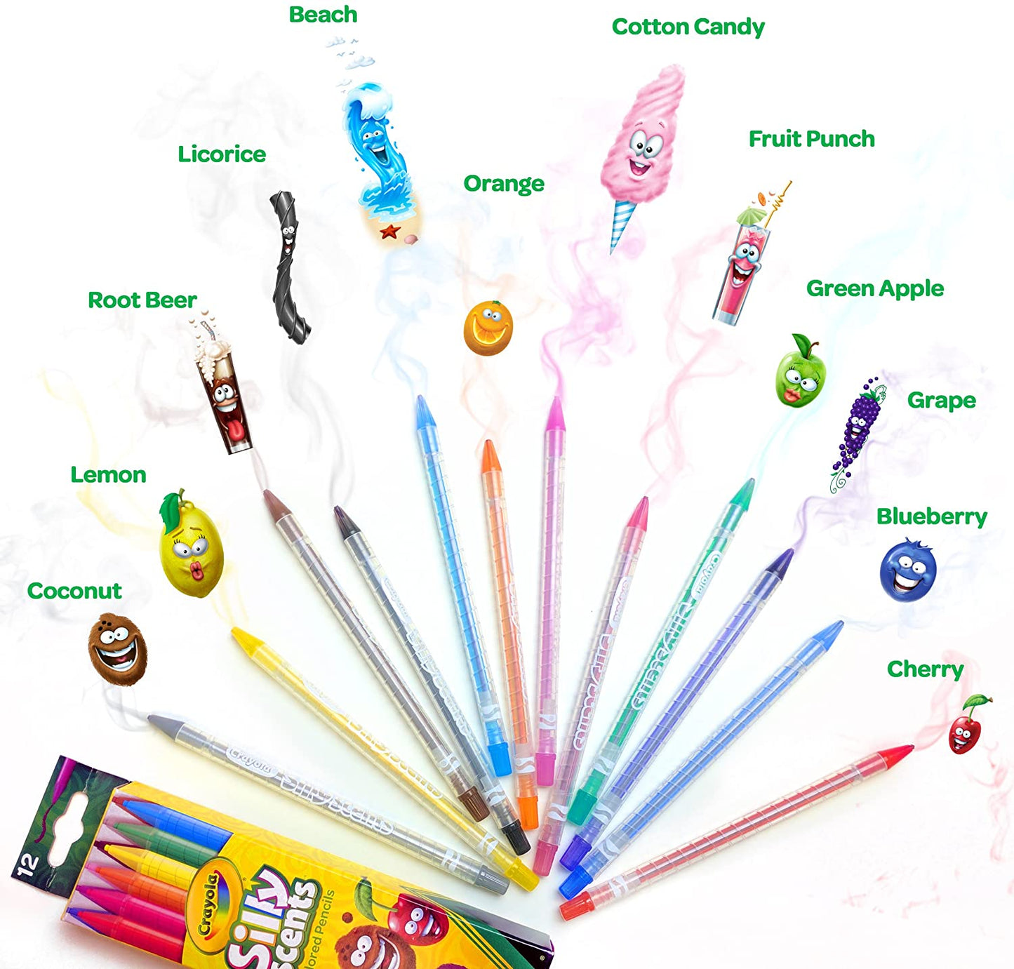 Crayola - Silly Scents Twistable Pencils