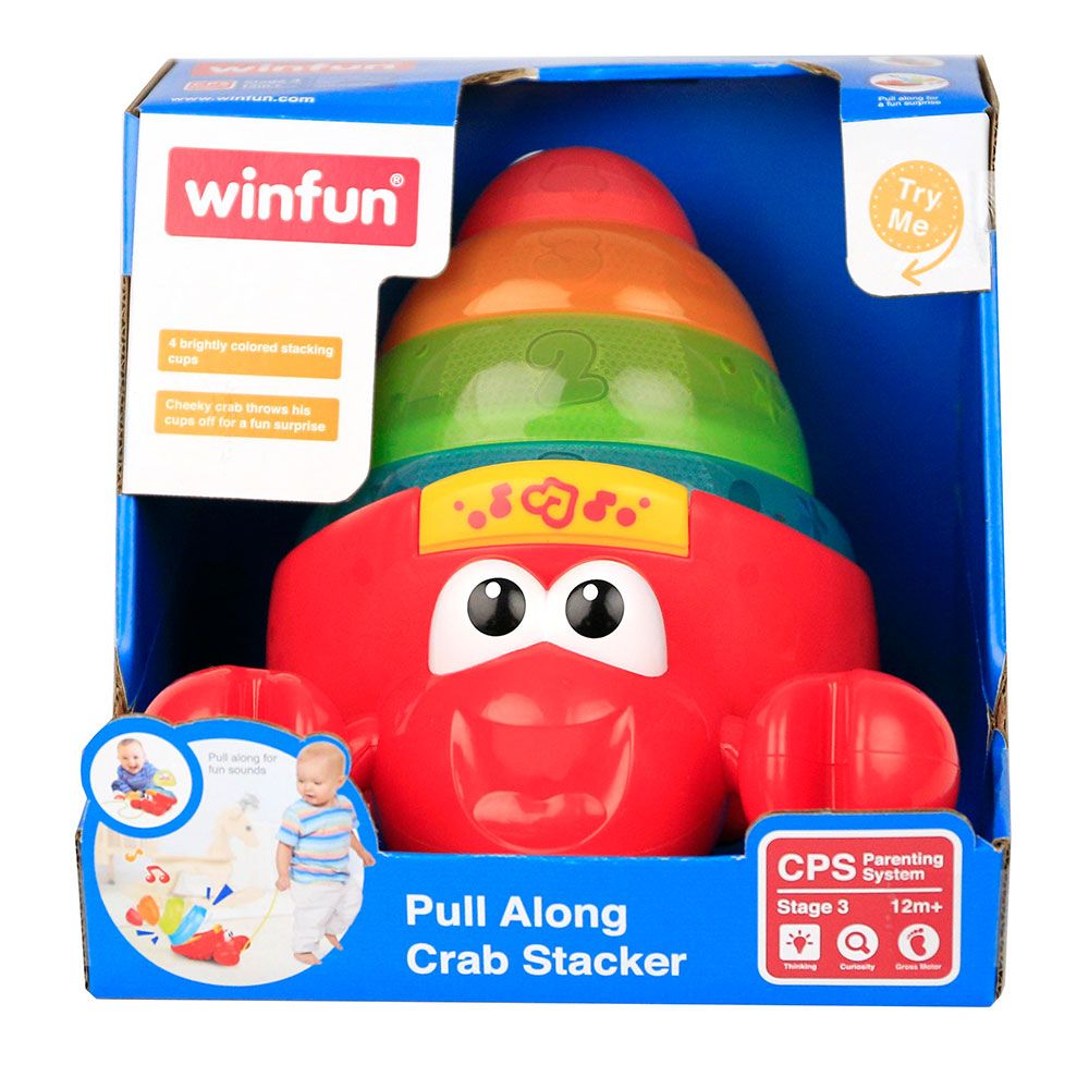 Winfun - Pull Along Crab Stracker