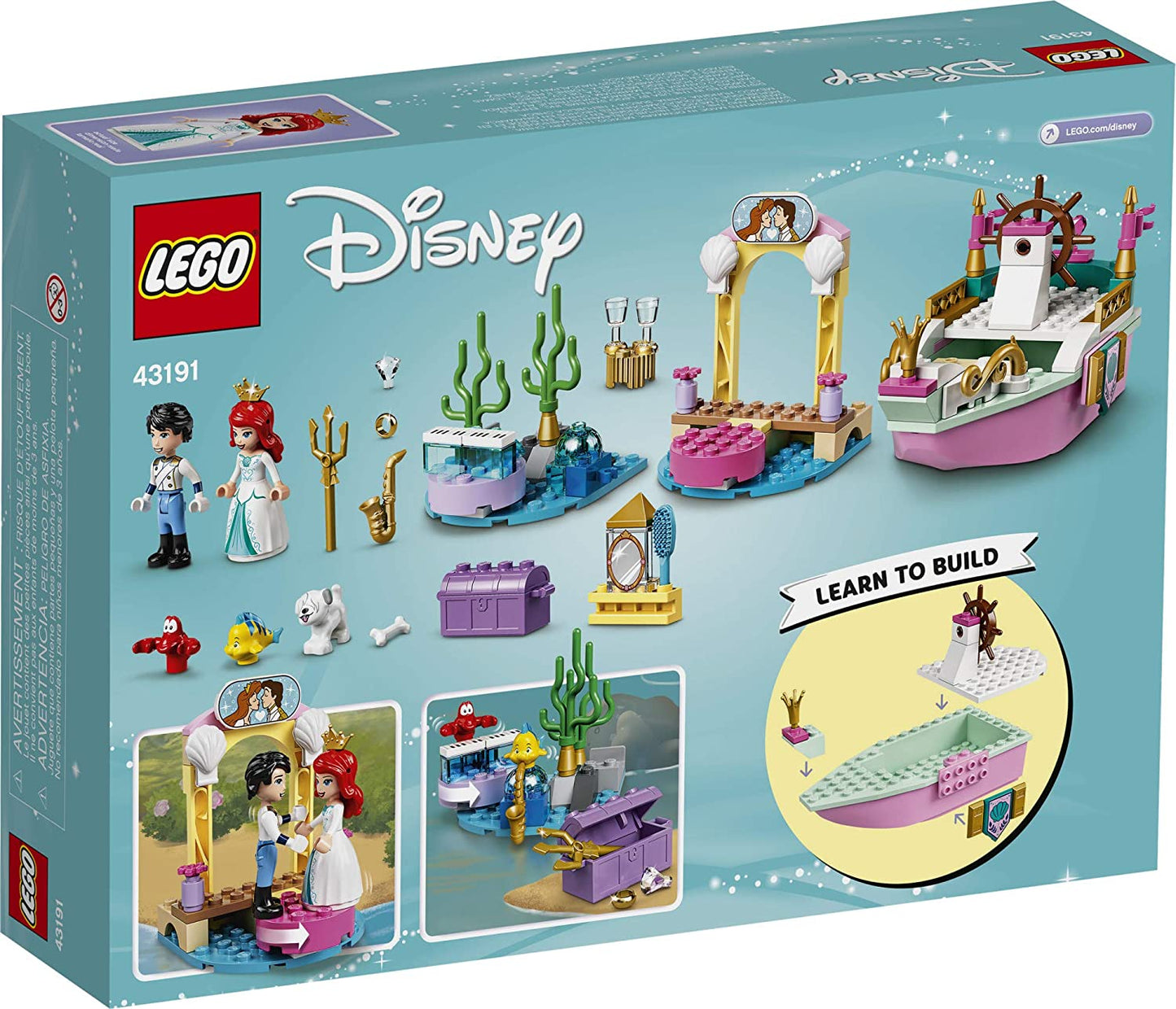LEGO Disney - 43191 ARIELS CELEBRATION BOAT
